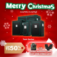 Mars Hydro LED Grow Light Tent 1680D Indoor Plant Growing Tent With Floor Tray