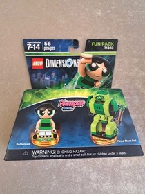 2-LEGO DIMENSIONS 71343 & 71346 POWER PUFF GIRLS TEAM & FUN PACKS BRAND NEW!