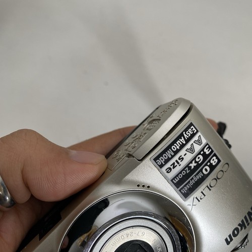 Nikon Coolpix L21 CCD Sensor 8.0MP Fully Working AA Battery Cover Loose - Picture 15 of 15