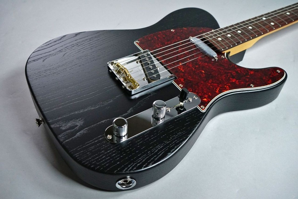 ギター fender MIJ telecaster raw ash black Fender Made in Japan Limited Telecaster Raw Ash - Black