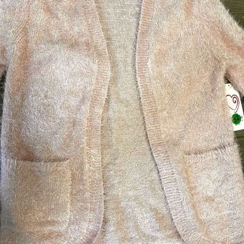 Design History Soft Furry Pink Cardigan - Youth XL - Picture 3 of 4