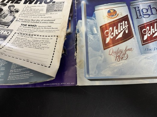 Vintage The Who Konzertprogramm 1982 Welttournee Band Rock offizielles Musikbuch - Bild 7 von 7