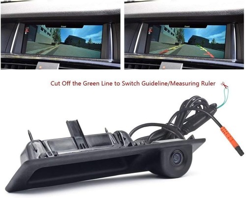 CCD HD Car Trunk Handle Camera Rear View Camera for BMW 3 5 X3 Series F10 F11 F2 - Picture 3 of 5