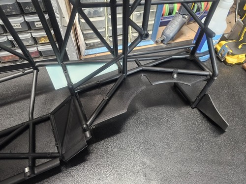 LOSI 5IVE-T 2.0 ROLL CAGE INNER FENDER BLACK ABS BODY MUD ROCK GUARDS 5IVET 5T - Picture 10 of 10