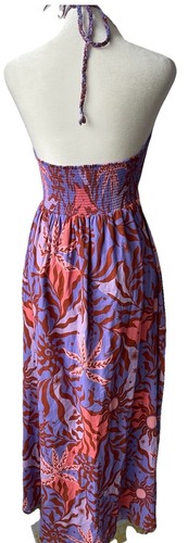 New XIRENA LILAC FIRE MAGGIE HALTER DRESS Size Small - Picture 7 of 7