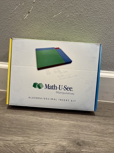 Mathe-U-See Manipulative Algebra/Dezimal Einlage Kit komplett Homeschool Demme