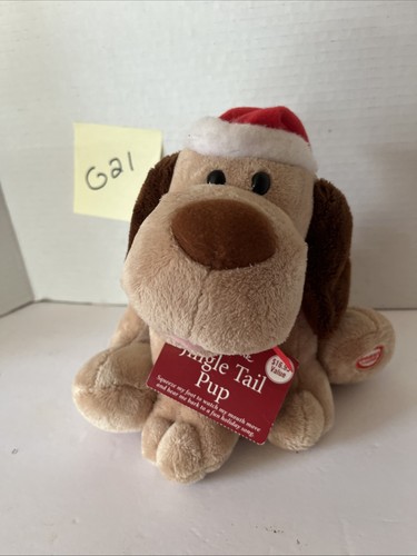 Hallmark Jingle Bell Pup Barks Jingle Bells & Tail Wags Animatronic - Imagen 2 de 3