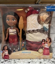 Disney Moana 2 Ultimate Doll  Dress-Up Set with Outfit and Pua Companion. New 