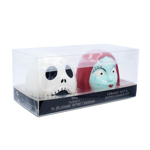 Disney The Nightmare Before Christmas Jack and Sally Salt and Pepper Shaker Set - Imagen 3 de 8