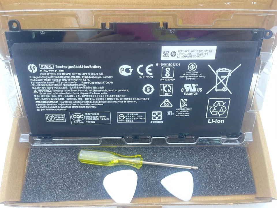Batería Original OEM HT03XL 41.9WH 11.55V para HP Pavilion 240/245 G7 HSTNN-LB8M Foto 3 de 4