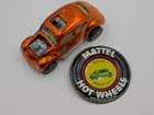 Vintage 1967 Hot Wheels Redline Custom Volkwagen Diecast Car w/ Button