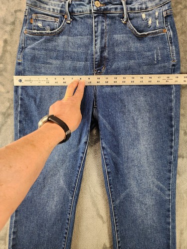 Judy Blue Jeans Damen Gr. 15/32 High Rise 32WX28L Slim Fit Stretch Distressed - Bild 9 von 16