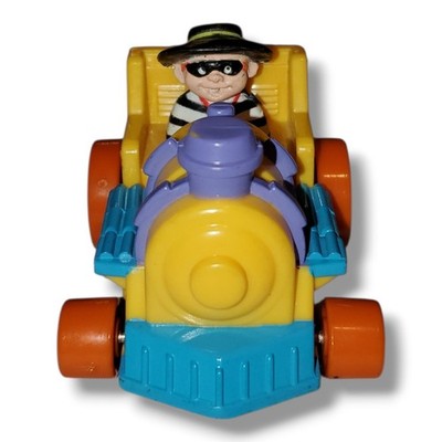 Vintage 1995 McDonald's Happy Meal Crazy Vehicles Hamburglar Train 