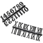  2 setzt Plastikuhr Ziffern Kit Arabische Nummer Digital Taktnummern Uhr