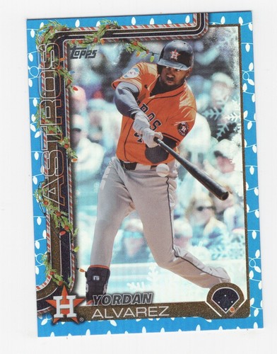 Luces navideñas metálicas azules de béisbol Topps Holiday 2025 #H1-H200 elige tu tarjeta - Imagen 16 de 50