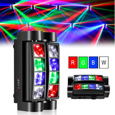80W 8LED RGBW Spider Moving Head Stage Lighting Beam DMX Disco Party DJ Lighting