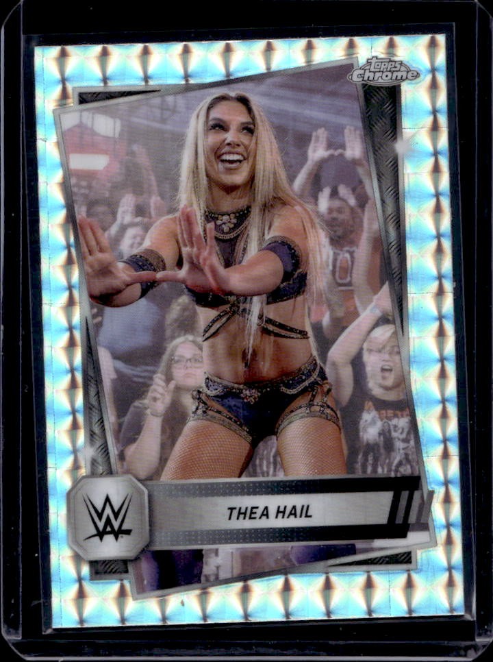2025 Topps Chrome WWE Thea Hail Geometric Refractor #81