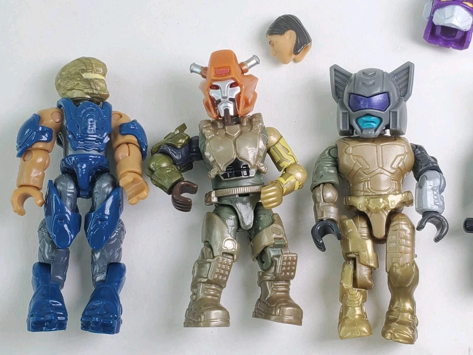 Halo Mega Construx Lot With A Couple Of Transformer Heads Lot Of 5 - Image 2 of 4