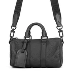 LOUIS VUITTON Keepall Bandouliere Size 25 Monogram・Taurillon Noir M20900