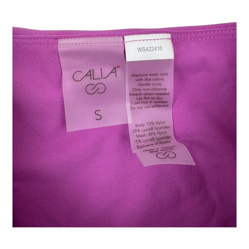 Parte inferior de bikini Calia By Carrie Underwood para mujer pequeña púrpura Power Sculpt - Imagen 3 de 4