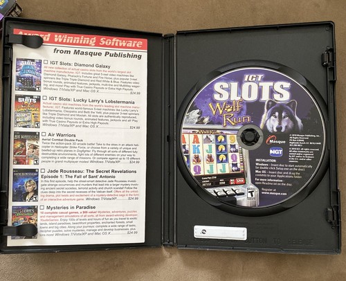IGT Slots: Wolf Run (Windows/Mac, 2010) - Mint Disc - Picture 4 of 6