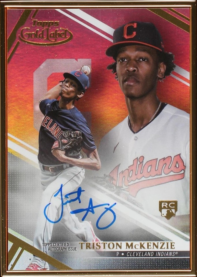 2021 Topps Gold Label - Triston McKenzie #FA-TM - 1 of 1
