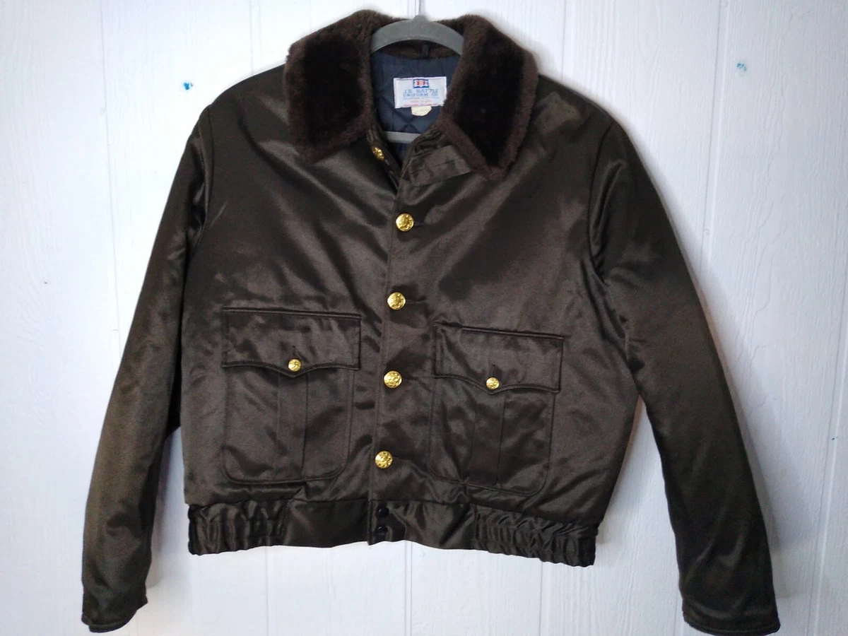 Fur collar police best sale jacket
