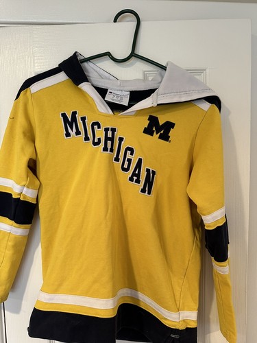 Champion Michigan Wolverines Hockey Sudadera con Capucha YL 10-12 - Imagen 1 de 6