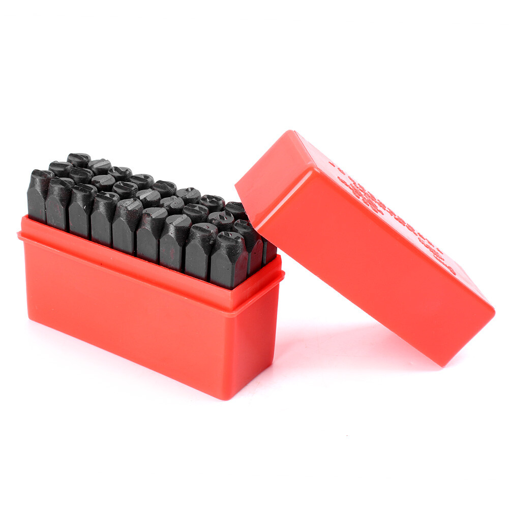 Alphabet or Numbers Stamps Craft Set Letters Punch Steel Case Leather Tool Metal Nieuwe reguliere winkel