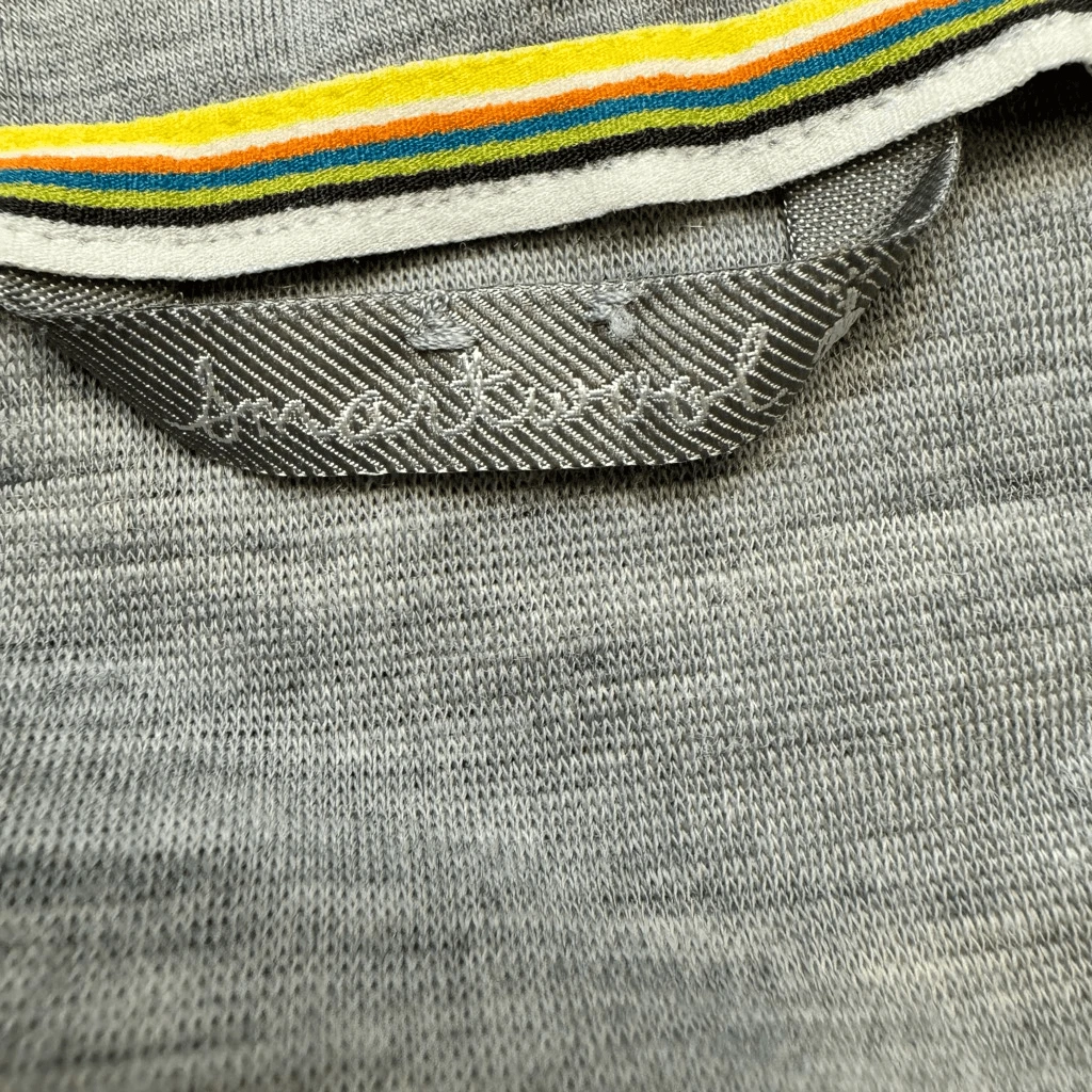 smartwool maybell 3/4 sleeve merino wool blend faux wrap 