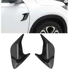 2 PCS Car Hood Air Flow Vent Cover, Decorative Auto Air Vents Bonnet Scoop Stick