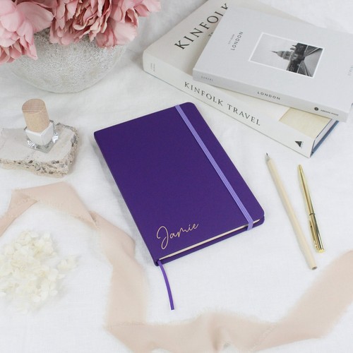 Personalised Notebook A6 A5 A4 Lined Notepad New Job Stationary Gift Travel Book - Picture 25 of 27