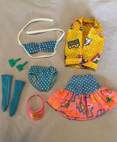 Vintage Barbie California Dream Outfit Kleidung