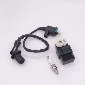 Racing-Ignition-Coil-CDI-Spark-Plug-for-50CC-125CC-GY6-Scooter-ATV-Moped-G4E6W