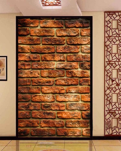 Like Bricks Wall Sealess Full Wall Mural Photo Wallpaper Print Home Decor 3D Kid - Picture 4 of 9
