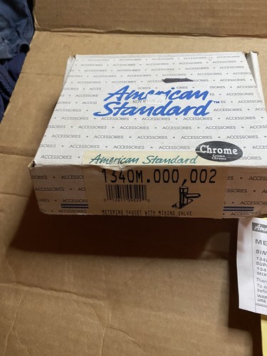 American Standard Metering Faucet 1340M000.002 Single Hole Deck Mount Chrome NIB - Picture 2 of 2