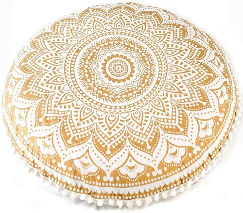 Copricuscino da terra indiano mandala lancio hippie casa soggiorno camera da letto arredamento pouf - Foto 73 di 77