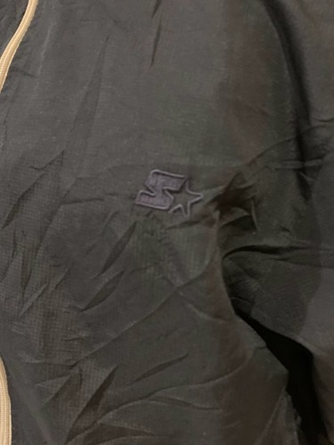 Womens Blue Starter Zip Windbreaker Jacket - Size Small (34-36) B68 - Picture 8 of 10