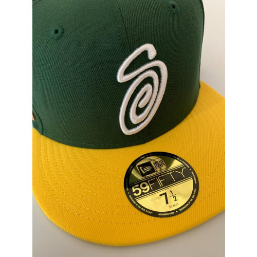 STUSSY x NEW ERA 59FIFTY SWIRLY S Size:7 1/2 Color:Green STUSSY x NEW ERA 59FIFTY SWIRLY S Size:7 1/2 Color:Green