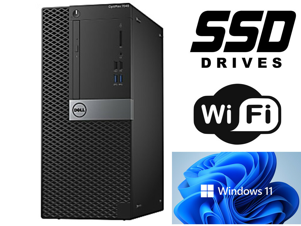 GAMING PC Dell Optiplex 7040 MT i7 64GB DDR4 GTX1060 1TB SSD Windows 11 WIFI GAMING PC Dell Optiplex 7040 MT i7 64GB DDR4 GTX1060 1TB SSD Windows 11 WIFI