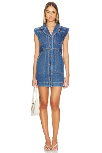 Veronica Beard Jax blau Denim Hemd Kleid Größe 6 US, 10 UK. Neu Mit Etikett - Bild 1 von 14
