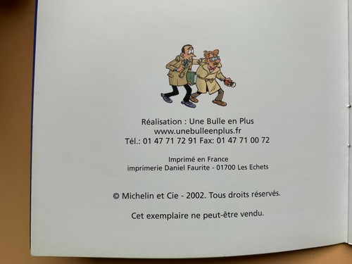 BD BIBENDUM MICHELIN présente LE PNEU et L'ENVIRONNEMENT Marc Bourgne EO de 2002 - Picture 6 of 9