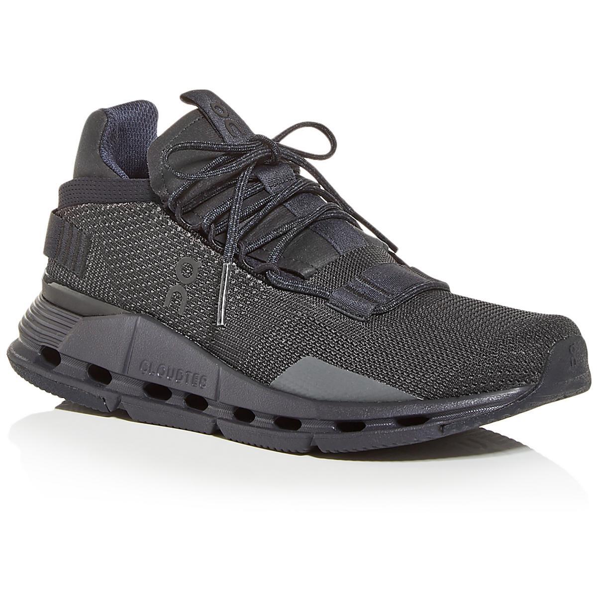 On Running Женские спортивные кроссовки Cloudnova Black 9.5 Medium (B,M) BHFO 7053