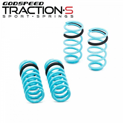 for Mustang Coupe 99-04 Lowering Springs Traction-S By Godspeed LS-TS-FD-0006-C - Picture 2 of 3