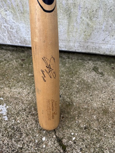 Phillies CAMERON RUPP Game Used Bat Autograph Private Turning Baseball NO COA - Picture 5 of 17