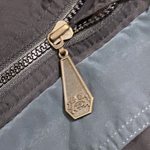 Giacca Tourney Gore Tex vintage anni 80 uomo grande nero verde full zip snap - Foto 10 di 11