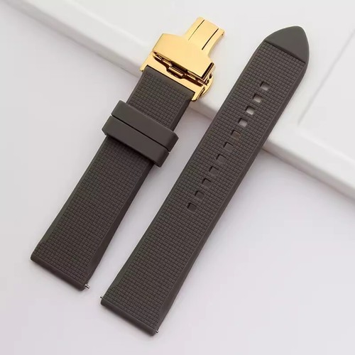 18mm-24mm Silicone Watch Band Rubber Wrist Strap Bracelet Quick Release Pins - Picture 24 of 31