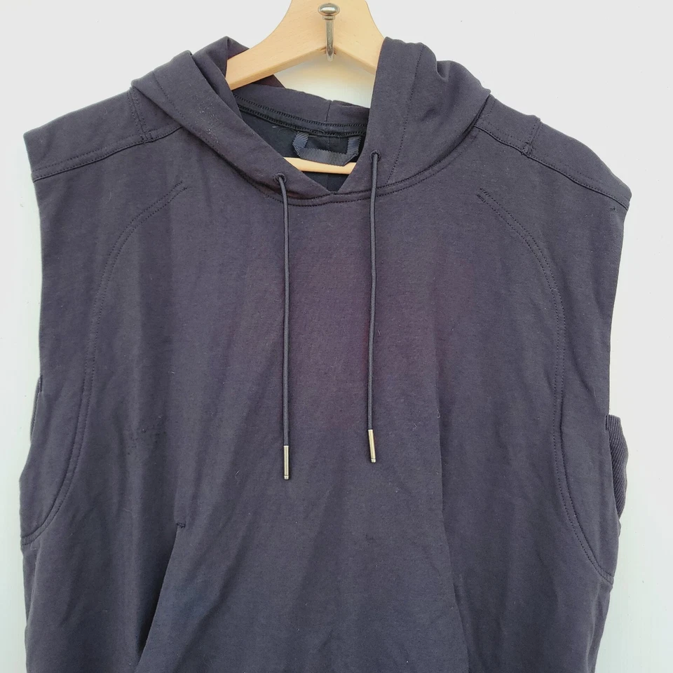 Lululemon Womens French Terry Sleeveless Hoodie Black Size 6 - Image 3 of 4