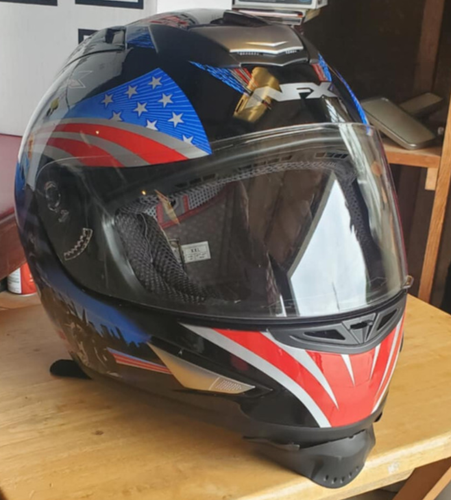 AFX Collectable (9/11 Trade Center) Commemorative Motorcycle Helmet. #45 of 911 - Picture 16 of 19