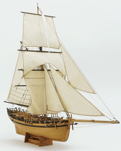 HMS Rattlesnake 1776 Laser-Cut Holzbausatz Modell 1:72 für Modellbauer - Bild 1 von 10